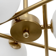 Люстра на штанге Citilux RONNY CL242163 цвет плафона/подвески Белый, цвет арматуры Бронза-12