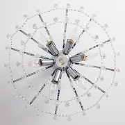 Люстра на штанге Citilux Селена CL302160 цвет плафона/подвески Прозрачный, цвет арматуры Хром-2