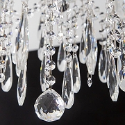 Люстра на штанге Citilux Селена CL302180 цвет плафона/подвески Прозрачный, цвет арматуры Хром-4