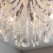 Люстра на штанге Citilux Селена CL302180 цвет плафона/подвески Прозрачный, цвет арматуры Хром-5