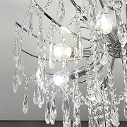 Люстра на штанге Citilux Селена CL302180 цвет плафона/подвески Прозрачный, цвет арматуры Хром-7