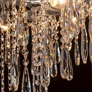 Люстра на штанге Citilux Селена CL302180 цвет плафона/подвески Прозрачный, цвет арматуры Хром-9