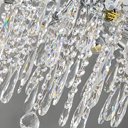 Люстра на штанге Citilux Селена CL302180 цвет плафона/подвески Прозрачный, цвет арматуры Хром-11