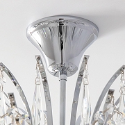 Люстра на штанге Citilux Селена CL302180 цвет плафона/подвески Прозрачный, цвет арматуры Хром-12