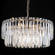 Люстра Citilux Фонда CL303193 цвет плафона/подвески Прозрачный, цвет арматуры Бронза