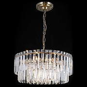 Люстра Citilux Фонда CL303193 цвет плафона/подвески Прозрачный, цвет арматуры Бронза-1