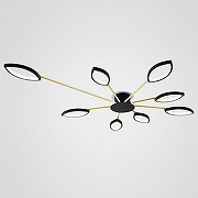 Люстра Imperiumloft Daggry DAGGRY01 цвет плафона/подвески Белый, Черный, цвет арматуры Золото, Черный