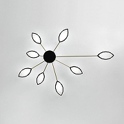 Люстра Imperiumloft Daggry DAGGRY01 цвет плафона/подвески Белый, Черный, цвет арматуры Золото, Черный-1