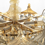 Люстра Citilux Darby CL309252 цвет плафона/подвески Белый, Прозрачный, цвет арматуры Золото-7