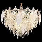 Люстра Citilux Darby CL309262 цвет плафона/подвески Белый, Прозрачный, цвет арматуры Золото