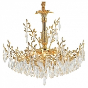 Люстра Citilux R1tz CL310082 цвет плафона/подвески Прозрачный, цвет арматуры Золото