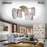 Люстра Citilux AX1S CL313283 цвет плафона/подвески Прозрачный, цвет арматуры Бронза-10