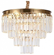 Люстра Citilux R1cky CL314143 цвет плафона/подвески Прозрачный, цвет арматуры Золото