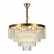 Люстра Citilux Ricky CL314153 цвет плафона/подвески Прозрачный, цвет арматуры Золото-1