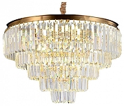 Люстра Citilux R1cky CL314163 цвет плафона/подвески Прозрачный, цвет арматуры Золото