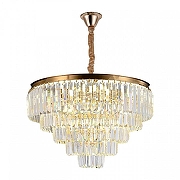 Люстра Citilux R1cky CL314163 цвет плафона/подвески Прозрачный, цвет арматуры Золото-1