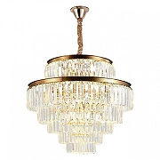 Люстра Citilux R1cky CL314273 цвет плафона/подвески Прозрачный, цвет арматуры Золото-1