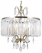 Люстра Citilux Инга CL335163 цвет плафона/подвески Прозрачный, цвет арматуры Бронза