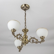 Люстра Citilux Адриана CL405233 цвет плафона/подвески Белый, цвет арматуры Бронза-3