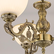 Люстра Citilux Адриана CL405233 цвет плафона/подвески Белый, цвет арматуры Бронза-12