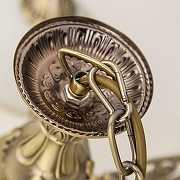 Люстра Citilux Адриана CL405233 цвет плафона/подвески Белый, цвет арматуры Бронза-14