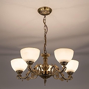 Люстра Citilux Адриана CL405253 цвет плафона/подвески Белый, цвет арматуры Бронза-8