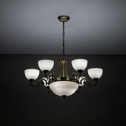 Люстра Citilux Адриана CL405293 цвет плафона/подвески Белый, цвет арматуры Бронза-6