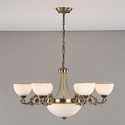 Люстра Citilux Адриана CL405293 цвет плафона/подвески Белый, цвет арматуры Бронза-14