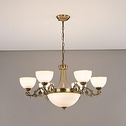 Люстра Citilux Адриана CL405293 цвет плафона/подвески Белый, цвет арматуры Бронза-15