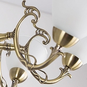 Люстра Citilux Латур CL413271 цвет плафона/подвески Белый, цвет арматуры Бронза-8