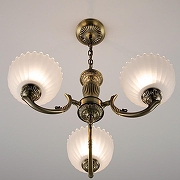 Люстра Citilux Севилья CL414133 цвет плафона/подвески Белый, цвет арматуры Бронза-2