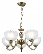 Люстра Citilux Севилья CL414153 цвет плафона/подвески Белый, цвет арматуры Бронза-1