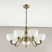 Люстра Citilux Севилья CL414173 цвет плафона/подвески Белый, цвет арматуры Бронза-3