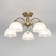 Люстра на штанге Citilux Франческа CL417153 цвет плафона/подвески Белый, цвет арматуры Бронза-3