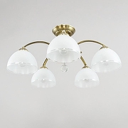 Люстра на штанге Citilux Франческа CL417153 цвет плафона/подвески Белый, цвет арматуры Бронза-14