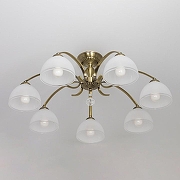 Люстра на штанге Citilux Франческа CL417173 цвет плафона/подвески Белый, цвет арматуры Бронза-3