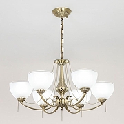 Люстра Citilux Франческа CL417263 цвет плафона/подвески Белый, цвет арматуры Бронза-2