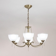 Люстра Citilux Франческа CL417263 цвет плафона/подвески Белый, цвет арматуры Бронза-5