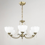 Люстра Citilux Франческа CL417263 цвет плафона/подвески Белый, цвет арматуры Бронза-15