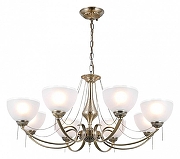 Люстра Citilux Франческа CL417283 цвет плафона/подвески Белый, цвет арматуры Бронза-1