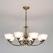 Люстра Citilux Франческа CL417283 цвет плафона/подвески Белый, цвет арматуры Бронза-2