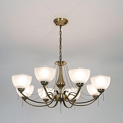 Люстра Citilux Франческа CL417283 цвет плафона/подвески Белый, цвет арматуры Бронза-3