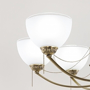 Люстра Citilux Франческа CL417283 цвет плафона/подвески Белый, цвет арматуры Бронза-8