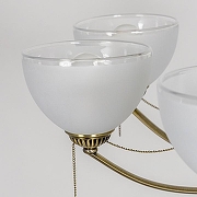 Люстра Citilux Франческа CL417283 цвет плафона/подвески Белый, цвет арматуры Бронза-9