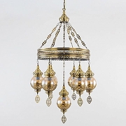 Люстра Citilux Каир CL419163 цвет плафона/подвески Бронза, Бежевый, цвет арматуры Бронза