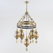 Люстра Citilux Каир CL419163 цвет плафона/подвески Бронза, Бежевый, цвет арматуры Бронза-3