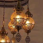 Люстра Citilux Каир CL419163 цвет плафона/подвески Бронза, Бежевый, цвет арматуры Бронза-7