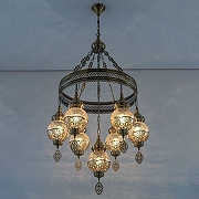 Люстра Citilux Каир CL419163 цвет плафона/подвески Бронза, Бежевый, цвет арматуры Бронза-14