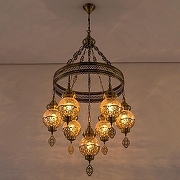 Люстра Citilux Каир CL419163 цвет плафона/подвески Бронза, Бежевый, цвет арматуры Бронза-15