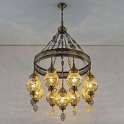 Люстра Citilux Каир CL419183 цвет плафона/подвески Бронза, Бежевый, цвет арматуры Бронза-4